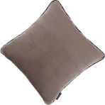 Ju Yaratıcı Tasarım Biyeli Kırlent Yastık Kılıfı Ekru Rengi 50X50 - Vizon
