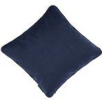 Ju Yaratıcı Tasarım Biyeli Kırlent Yastık Kılıfı Lacivert 50X50