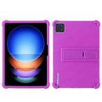 Juaupepo Xiaomi Pad 6S Pro 12.4 (2024 onaylı) için yumuşak silikon kılıf, ayaklı, darbeye dayanıklı, kalınlaştırılmış köşeli, çocuk, kadın, erkek dostu