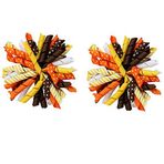 juDanzy 2 Paket Şükran Günü Korker Saç Tokası, Çok renkli, One Size