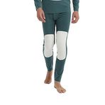 Jueshanzj Alman kadife Termal İç Giyim Erkek, Polar Astarlı Taban Katman Seti erkek termal tayt erkek termal üst termal pantolon, Koyu yeşil Pantolon, 4XL
