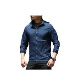 Jueshanzj Erkek ve kadın nefes alan kıyafet, hızlı kuruyan rüzgarlık, hafif ceket spor giyim, mavi (Royal Blau), XXL