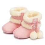 Jueshanzj Kar Botları Bebek Erkek Kar Botları Su Geçirmez Botlar Çocuk Bebek Kar Botları Polar Astarlı Wellies Çocuk Çizgili Wellies Çocuk Su Geçirmez Bot, pinguin gri, 6.5 UK Child