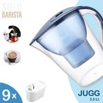 Jugg 3.5 Litre Su Arıtma Sürahisi + 9 Adet Filtre