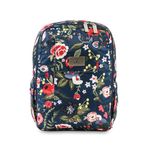 JuJuBe | Yastıklı Ayarlanabilir Askılı Küçük Hafif Seyahat Bezi Sırt Çantası | Klasik Koleksiyon Midnight Posy, Gece yarısı Posy, 1 Count (Pack of 1), Sırt Çantası