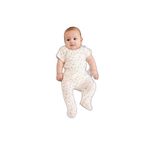 Julayla Jakarlı Baskılı Çıt Çıtlı Bebek Takımı mavi 9-12 Ay