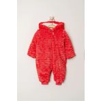 Julayla Peluj Bebek Uyku Tulumu Kırmızı 6-9 AY