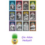 Jules Verne 12 Kitap Seti + Çim Adam Hediye