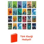 Jules Verne 24 Kitap Seti + Türk Klasiği Hediye