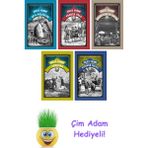 Jules Verne 5 Kitap Seti + Çim Adam Hediye - Hayır