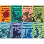 Jules Verne Çocuk Klasikleri 8 Kitap Set / Balonla Beş Hafta - Deniz Altında Yirmi Bin Fersah - On Beş Yaşında Bir Kaptan - Iki Yıl Okul Tatili - Seksen Günde Dünya Turu - Hayır