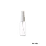 JULIANO 100 Adet Boş Şişe Spreyli Kolonya Şişesi Doldurulabilir Cep Plastik Parfüm Şişesi 30 Ml 100spreysise