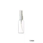 JULIANO 5 Adet Boş Şişe Spreyli Kolonya Şişesi Doldurulabilir Cep Plastik Parfüm Şişesi 30 Ml TYB61345YMDFLM9170