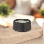 Julzen Home Design Kapaklı Şekerlik Beton Kutu Okyanus Kokulu Soya Mumu - Siyah