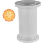 Jumbo Ayarlanabilir Beyaz 10 cm Plastik Mobilya Ayağı, Lüks Metal Mobilya Ayak, Koltuk, Dolap, Şifonyer Ayak