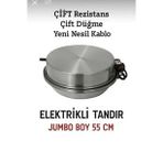 Jumbo Boy 55 Cm Elektrikli Tandır (Tatlı Gri)