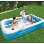Jumbo Boy Deluxe Dikdörtgen Şişme Aile Havuzu -54009 305X183x56cm