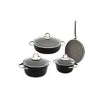 Jumbo Darci Black 7 Parça Tencere Seti 500.01.01.8562 Siyah
