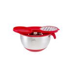Jumbo Globe Plus Rendeli 20 cm Kırmızı Saklama Kabı
