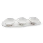 Jumbo Maris Melamin 21.7x21.4x4.3 cm Bej Çukur Tabak