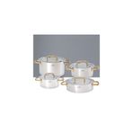 Jumbo Metalix Titanyum Gold 8 Parça Tencere Seti