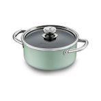 Jumbo Mint Green 7 Parça Granit Tencere Seti Yeşil