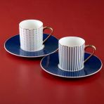Jumbo Navy 2 Kişilik Kahve Fincan Takımı 90 ml - Mavi