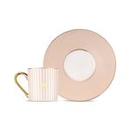 Jumbo Navy 2'li Kahve Fincan Takımı Beige - Bej
