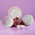 Jumbo Navy Pink 24 Parça 6 Kişilik Yemek Takımı