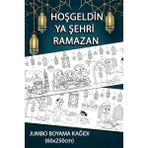 Jumbo Ramazan Ayı Temalı Dev Boyama Kağıdı 60CMX250CM