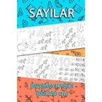 Jumbo Sayılar Dev Boyama Kağıdı 60CM x 250CM