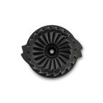 Jumbo Shark Swiss Black Yuvarlak Kek Kalıbı