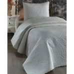 Jumbo Soft Çift Taraflı Tek Kişilik Yatak Örtüsü - Gri - 180 x 240 cm