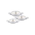 Jumbo Swiss Crystal 6 Parça Light Grey Sahan Seti