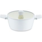 Jumbo Swiss Crystal Light Grey Derin Tencere 24 cm - Açık Gri