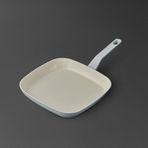 Jumbo Swiss Crystal Light Grey Grill 28 cm Tava