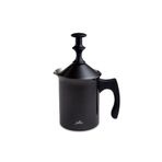 Jumbo Timeless 400 ml Venti Siyah Çelik Süt Köpürtücü
