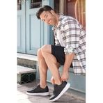 Jump 22233 Siyah - Beyaz Erkek Sneaker Günlük Spor Ayakkabı, Siyah - Beyaz, 42