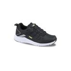 Jump 24865 Confort Casual Erkek Günlük Spor Ayakkabisi, Siyah - Neon Yeşili, 42