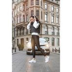Jump 26776 Beyaz - Siyah Kadın Sneaker Günlük Spor Ayakkabı, Beyaz - Siyah, 36