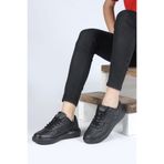 Jump 26821 Siyah Kadın Sneaker Günlük Spor Ayakkabı, Siyah, 36
