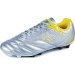 Jump 27603 Gümüş Neon Sarı Erkek Çim Halı Saha Uzun Dişli Krampon Futbol Ayakkabı
