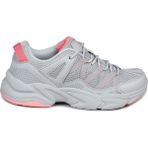 Jump 28701 Gri - Somon Pembe Kadın Sneaker Günlük Spor Ayakkabı - Gri - Pembe