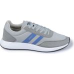 Jump Erkek Sneaker Spor Ayakkabı Açık Gri - Mavi Hafif ve Esnek Yapısıyla Spor ve Günlük Kombin İçin