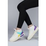 Jump Yüksek Bilekli Bej Kadın Sneaker Günlük Spor Ayakkabı 28756