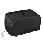 Jungda Hibachi Grill için Izgara Kılıfı, Dış Mekan Su Geçirmez Küçük Masa Üstü Izgara Kapağı Ağır Hizmet Tipi Kamp Barbekü Izgara Kapağı - 50 x 25 cm