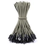 JunGG Kancalı germe lastiği, 12 adet, kancalı genişletici, 25 cm, branda gergisi, çadır lastiği, lastik gerici, branda lastiği, branda lastiği, genişletici halkalar, branda, çadır, ağ, kamp için,