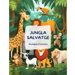 Jungla Salvatge: Estàs llest per a embarcar-te en un emocionant viatge a la jungla més vibrant i plena de vida que mai hagis imaginat? Prepara’t per a ... amb el nostre emocionant llibre d’acolorir