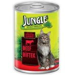 Jungle Biftekli 12x415 GR Kedi Konserve