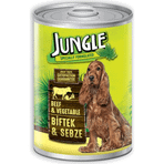 Jungle Biftekli Sebzeli 415 gr Köpek Konservesi